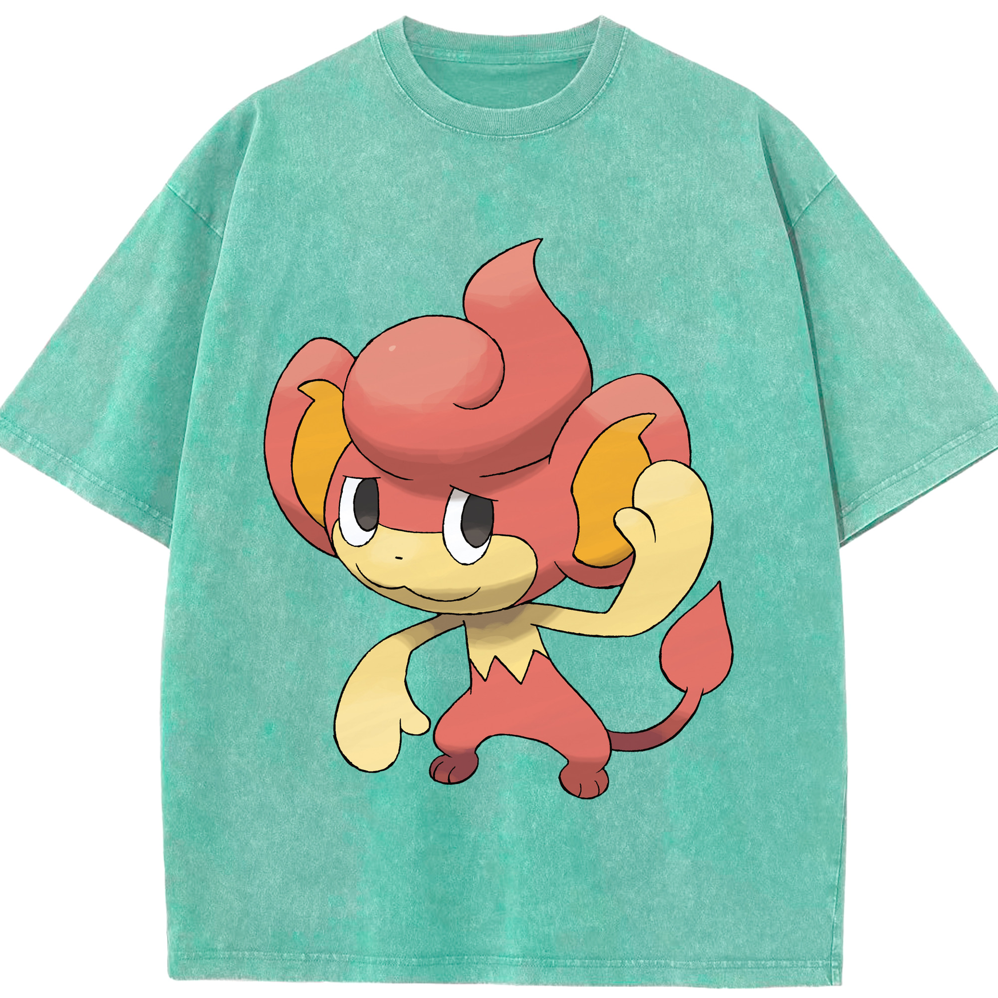 （画像用） ポケットモンスター Pokémon 綿100% ヴィンテージ風 半袖Tシャツ（フロントプリント）